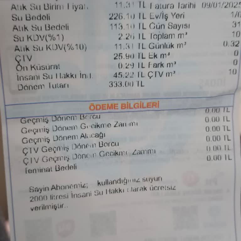 Boş Eve Çıkan Fatura Sorunu