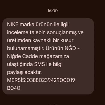 In Street Mağazasından Aldığım Ayakkabının Kalitesizliği