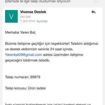 Yanlış Ve Defolu Ürün Teslimatı