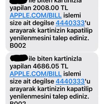 Apple Com Bill Üzerinden İzinsiz 7000₺ Çekim Şoku