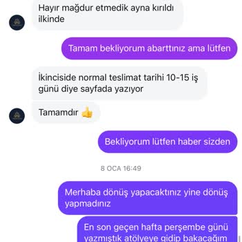 Sipariş Verdim, Aynam Hâlâ Gelmedi