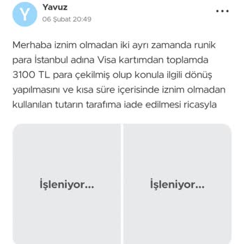 İzinsiz Para Çekimi Ve İade Talebi