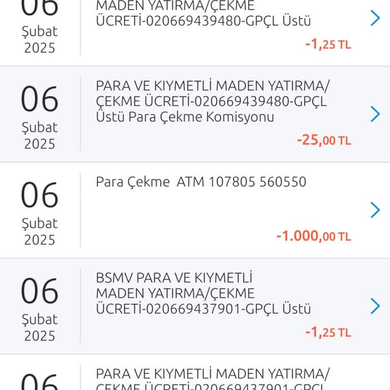 Haksız Para Çekim Ücreti