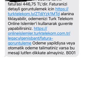 Yanlış Fatura Tutarı Ve Eksik Bilgilendirme