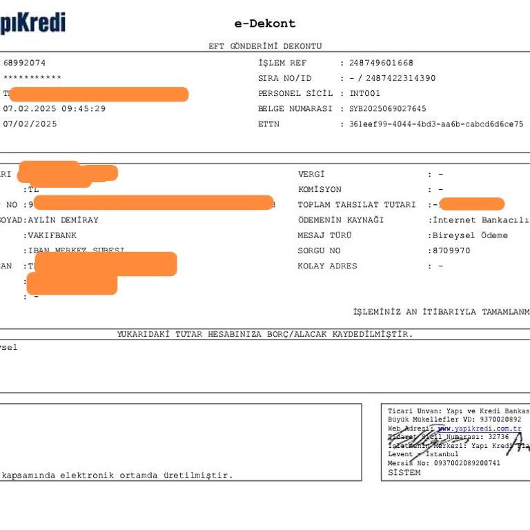EFT Gecikmesi Nedeniyle Faiz Kaybı Yaşadım