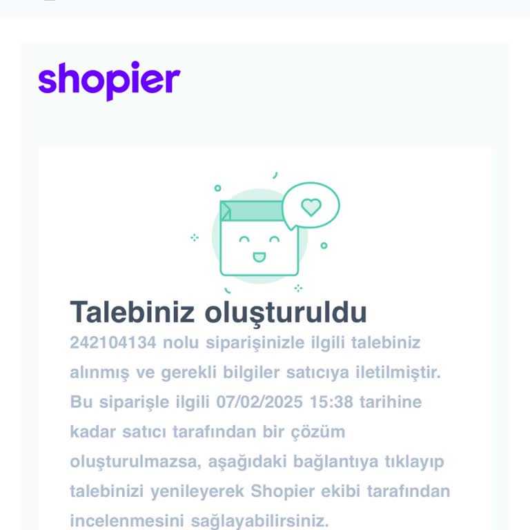 İptal Edilen Siparişin Kargolanması Sorunu