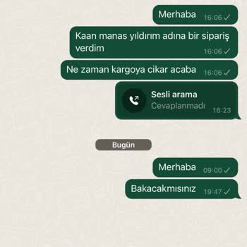 İletişim Sorunları Ve İade Talebi