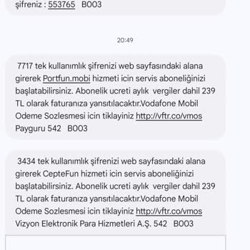 Portfun Mobil Ödeme İptali Ve Para İadesi Talebi
