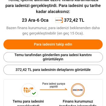 İade Edilmeyen Para Ve İletişim Sorunu