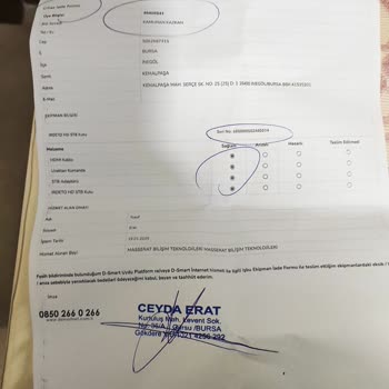 DSmart Bayisinde Haksız Ücret Talebi