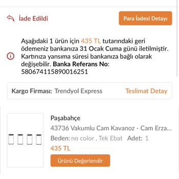Trendyol'da Yanlış Ürün Ve Eksik İade Sorunu