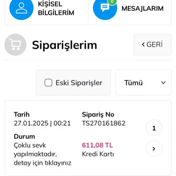 İptal Edilen Siparişin Ücret İadesi Sorunu