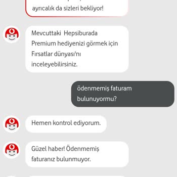 Vodafone'un Yanlış Fatura Bildirimi Ve Hizmet Kesintisi