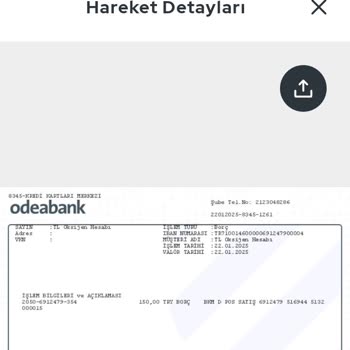 Odeabank Hesabımda Bilinmeyen Pos Harcaması Şoku