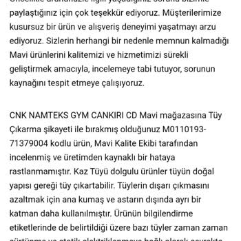 Kuş Tüyü Montun Tüy Dökme Sorunu Ve Mavi'nin Yetersiz Çözümü