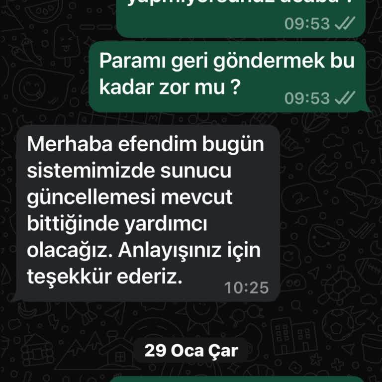 Geciken Ücret İadesi Sorunu