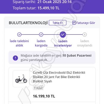 N11 Kullanılmamış Ürünün İadesinde Zorluk Yaşadım