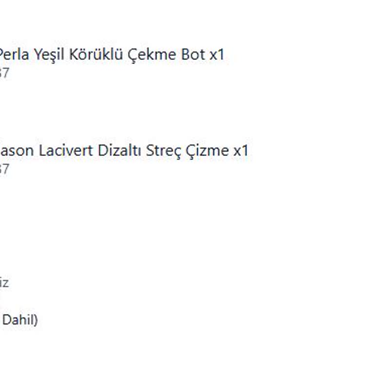 Trendyol 2 Bot 1 Ayı Aşkın Süredir Teslim Edilmedi