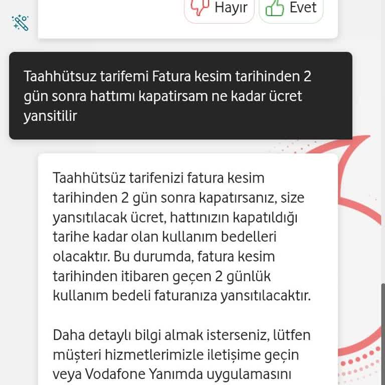 Yanlış Bilgilendirme Ve Fatura Sorunu