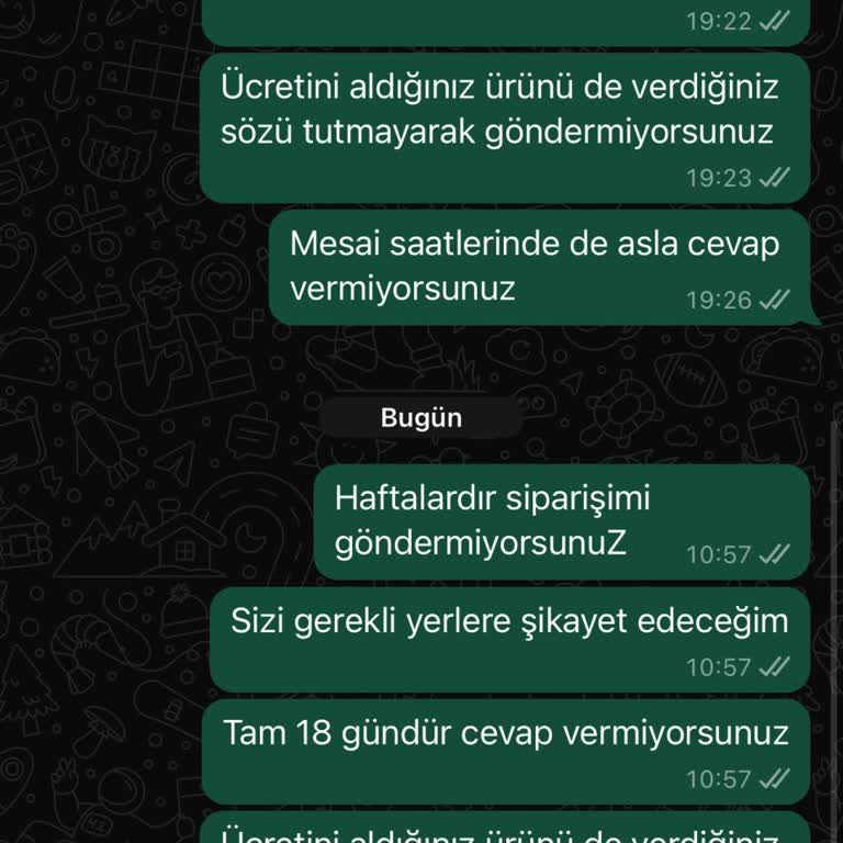 Ürün Teslimatında 25 Günlük Gecikme Ve İletişim Sorunları