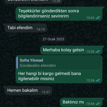 Eksik Sipariş Ve İletişimsizlik Sorunu