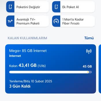 Turkcell'den Taahhütlü Paket Ve Hediye Kullanım Sorunu