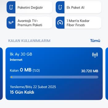 Turkcell'den Taahhütlü Paket Ve Hediye Kullanım Sorunu