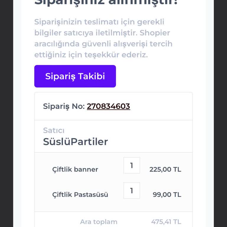 Üyeliksiz Siparişin İptal Ve Takip Sorunu
