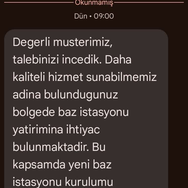 Türk Telekom'da Çekmeyen Şebeke Ve Haksız Cayma Bedeli Sorunu