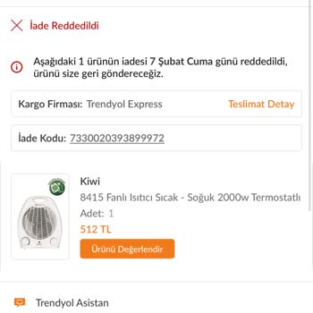 Bozuk Ürün Ve İade Sorunu