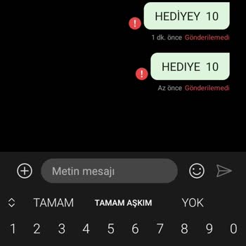 Mesaj Gönderim Sorunu