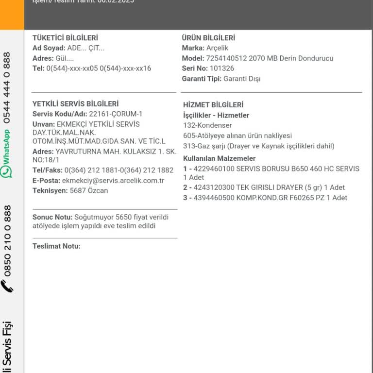 Arçelik Derin Dondurucu: 4 Yılda Hayal Kırıklığı