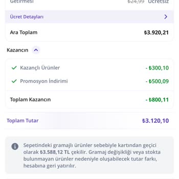 Getir'den Aldatıcı Hizmet Ve İptal Edilen Sipariş