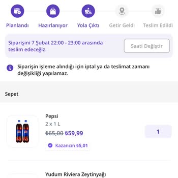Getir'den Aldatıcı Hizmet Ve İptal Edilen Sipariş