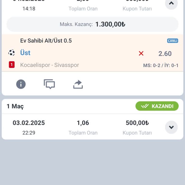Kocaelispor Maçı İçin İddia Ödemesi Sorunu