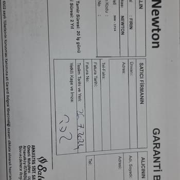 Üç Ayda Bozulan Fırın Ve Servis Sorunu