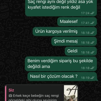 Yanlış Sipariş Ve Çözüm Odaklı Olmayan Hizmet