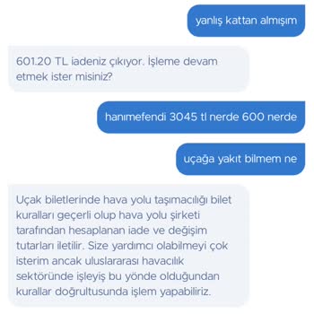 Uçak Bileti İptalinde Mağduriyet