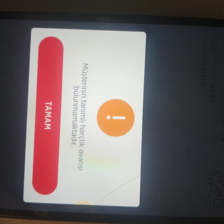 Ziraat Bankası Harçlık Avans Sorunu