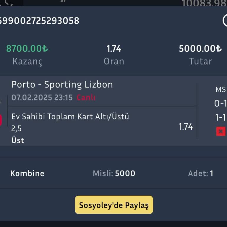 Oley.com Bahis Kuponu Sorunu