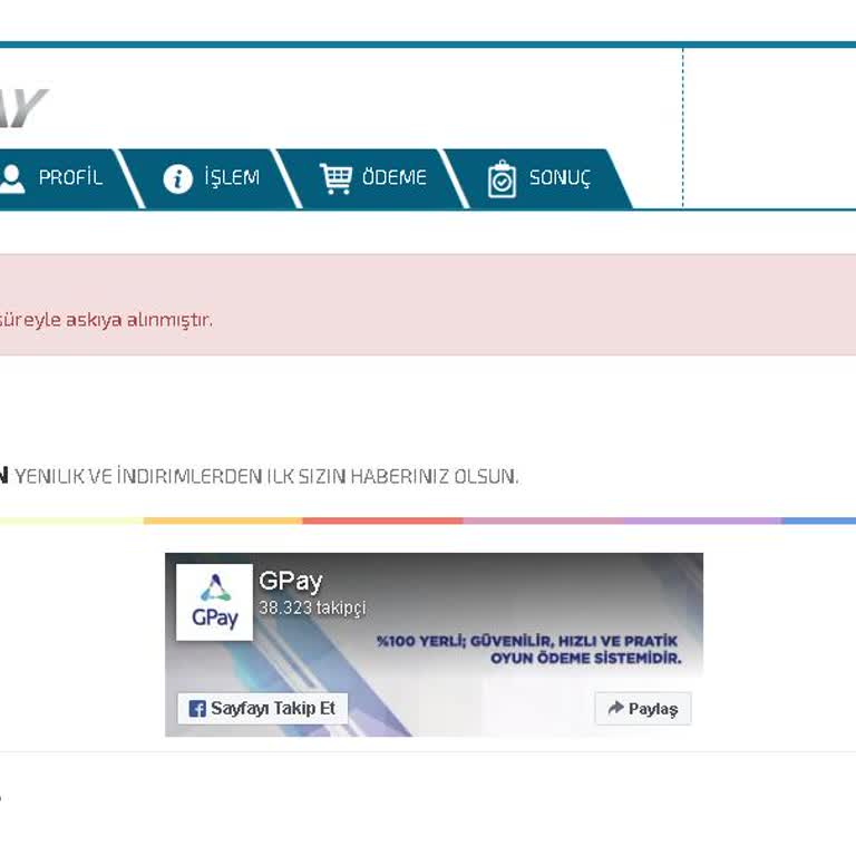 Ödeme Bildirim Limiti Sorunu Ve Hizmet Aksaklığı