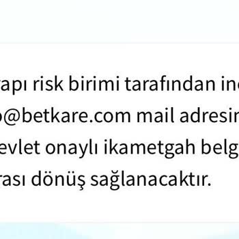 Kazancımın Çekilmesi İçin Gereksiz Bekletme