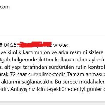 Kazancımın Çekilmesi İçin Gereksiz Bekletme