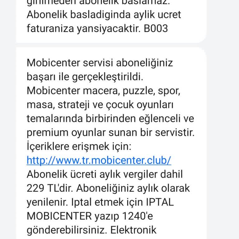 Habersiz Yapılan Abonelik Ve İptal Talebi
