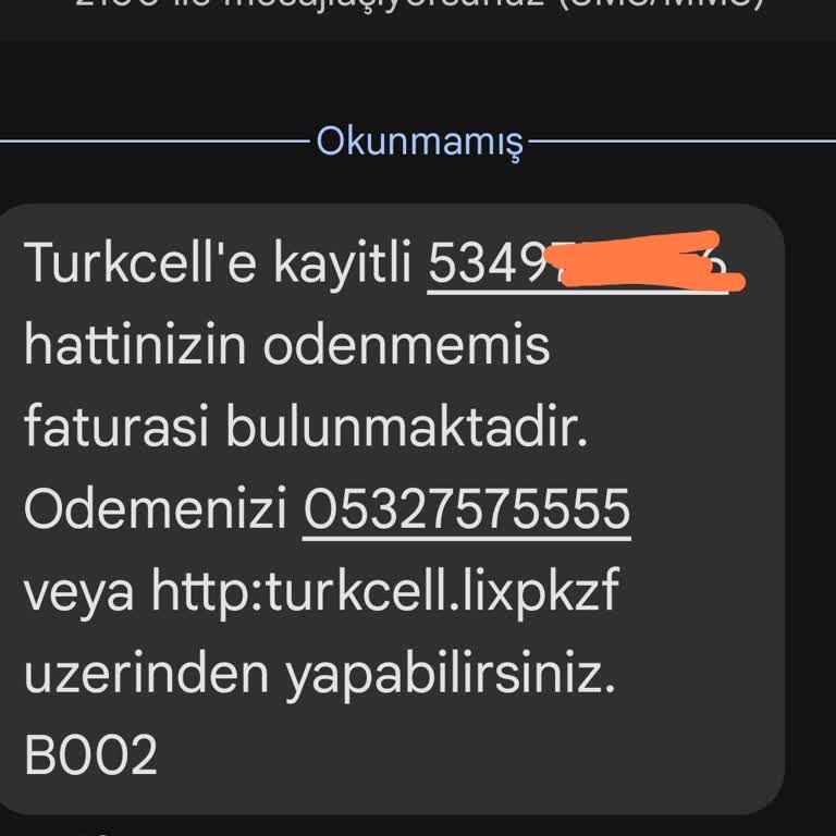 Yanlış Fatura Bildirimi