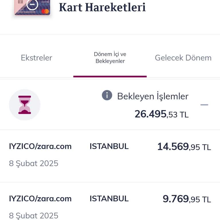 Zara Ve Banka Kaynaklı Yetkisiz Kart Harcamaları