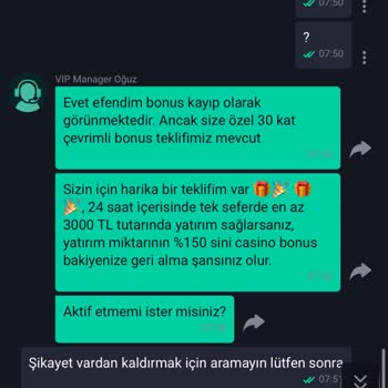 Bonusla Yatırım Yaptım, Hakkım Kayboldu