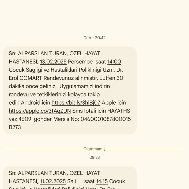 Yanlış Randevu Oluşturma Sorunu Ve İletişim Eksikliği