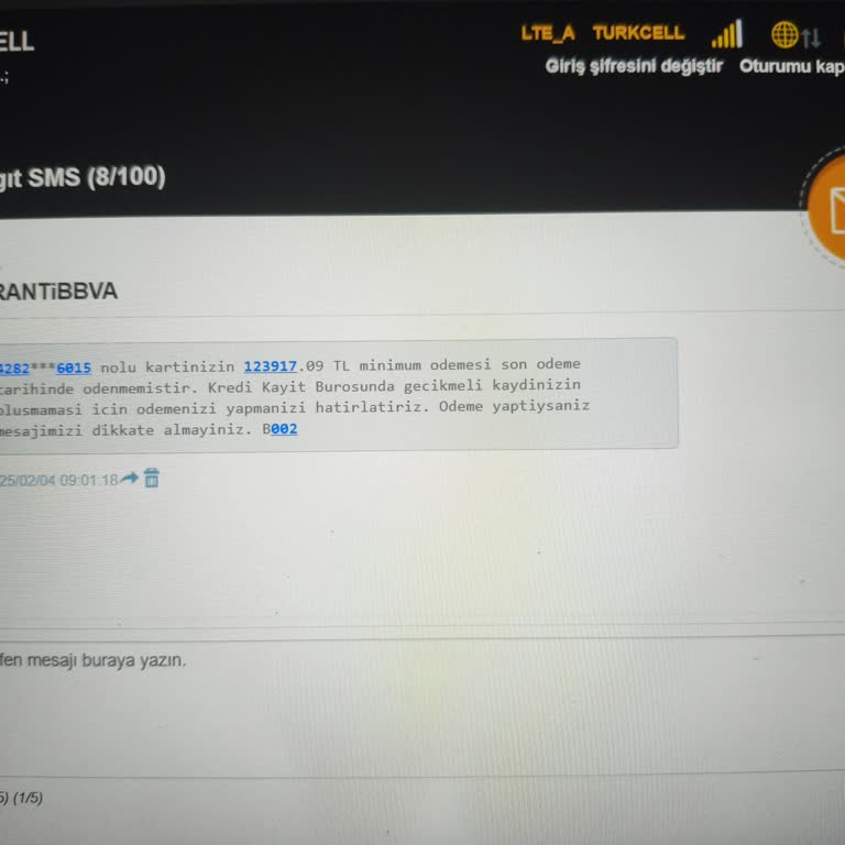Yanlış Bildirim: Garanti Bankası Kartım Yok!