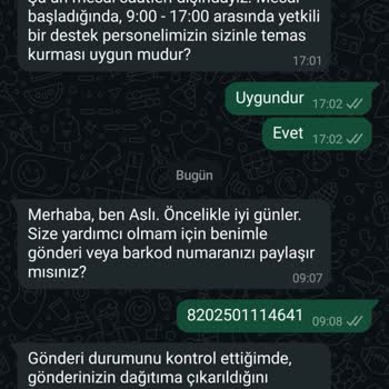 Teslim Edilmeyen Posta Ve Yetersiz Müşteri Hizmetleri